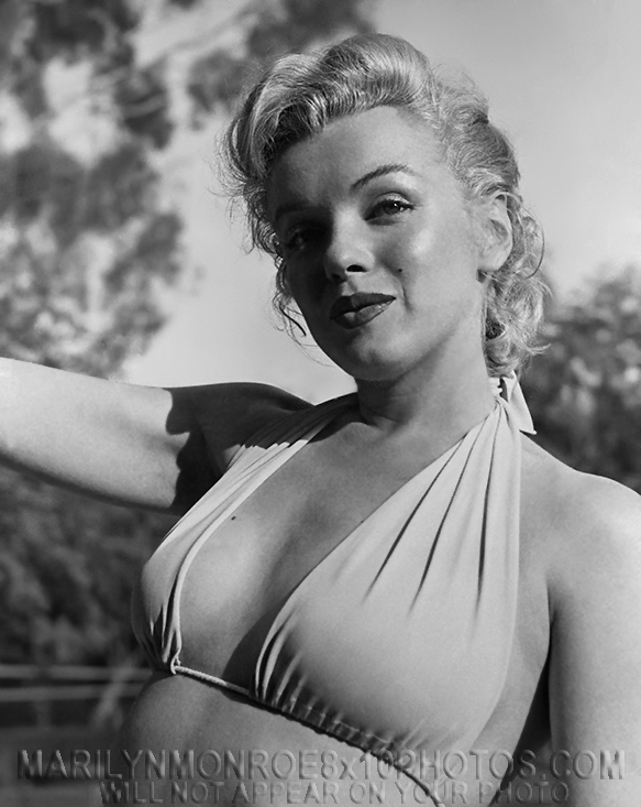 MARILYN MONROE UPLOSE SWIMSUIT BEAUTY (1) RARE 8x10 PHOTO