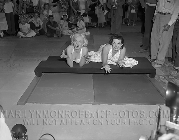 MARILYN MONROE WALK OF FAME INAUGURAL (2) RARE 8x10 PHOTOS 