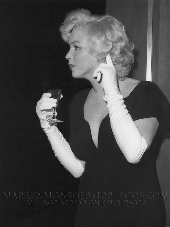MARILYN MONROE WHITE GLOVE SIGNALS (3) RARE 8x10 PHOTOS