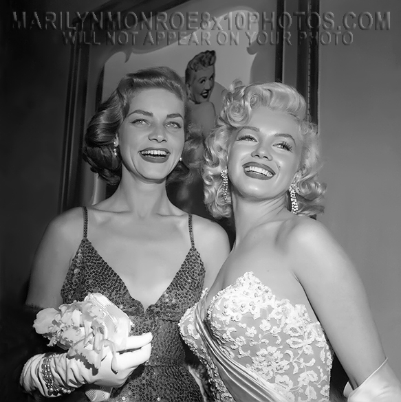 MARILYN MONROE with BOGEYandBACALL (3) RARE 8x10 PHOTOS