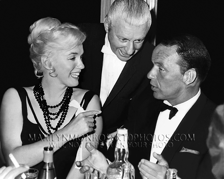 MARILYN MONROE WITH FRANK SINATRA (1) RARE 8x10 PHOTO