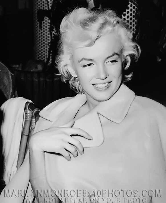 MARILYN MONROE WITHOUT MAKEUP (3) RARE 8x10 PHOTOS 