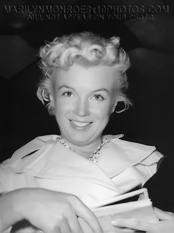 MARILYN MONROE WITHOUT MAKEUP (3) RARE 8x10 PHOTOS