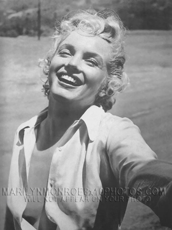 MARILYN MONROE WITHOUT MAKEUP (1) RARE 8x10 PHOTO
