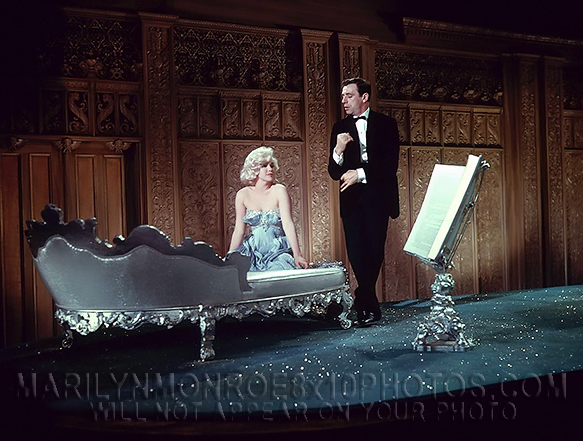 MARILYN MONROE with YVES MONTAND (3) RARE 8x10 PHOTOS