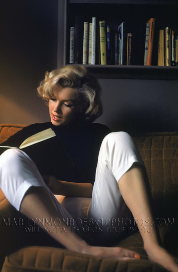 MARILYN MONROE WRITING HER MEMOIRS (3) RARE 8x10 PHOTOS 