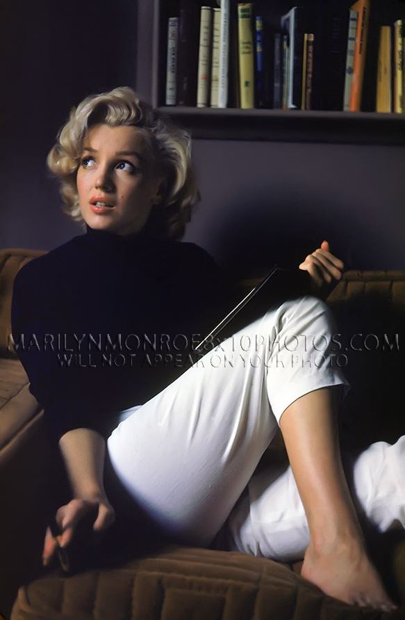 MARILYN MONROE WRITING HER MEMOIRS (3) RARE 8x10 PHOTOS