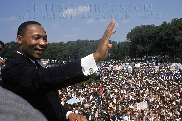 MARTIN LUTHER KING 63LINCOLN MEMORIAL (3) RARE 8x10 PHOTOS 