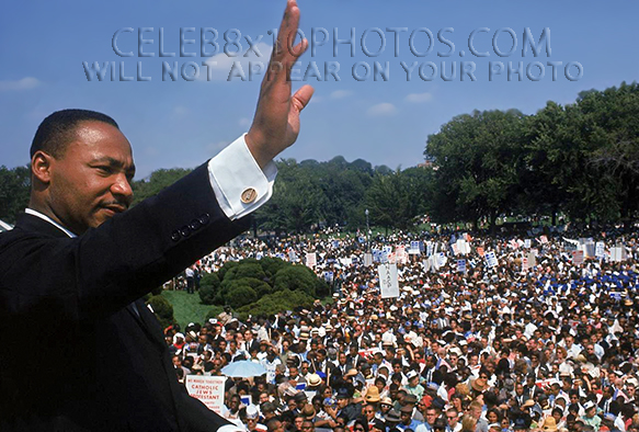MARTIN LUTHER KING 63LINCOLN MEMORIAL (3) RARE 8x10 PHOTOS