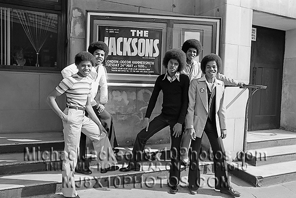 MICHAEL JACKSON 1978 JACKSONSinLONDON (3) RARE 8x10 PHOTOS