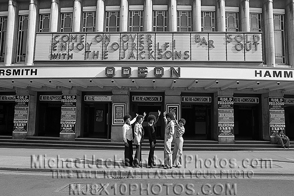 MICHAEL JACKSON 1978 JACKSONSinLONDON (3) RARE 8x10 PHOTOS