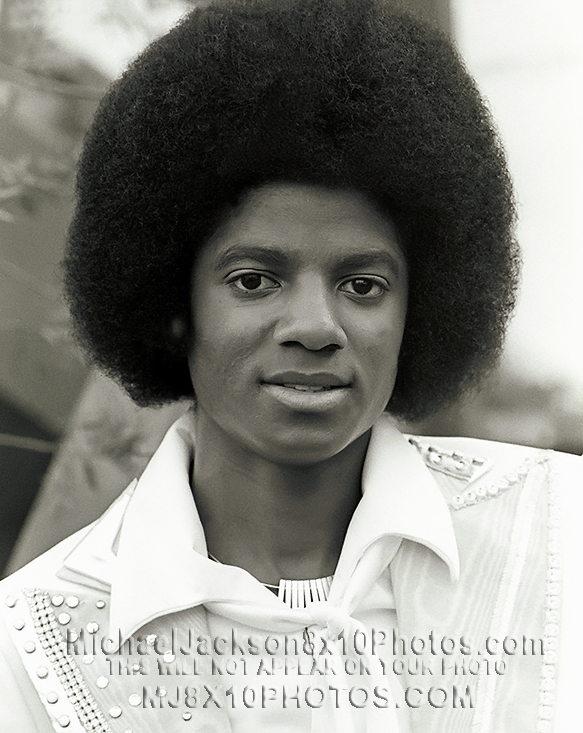 MICHAEL JACKSON 1978 with AFRO (3) RARE 8x10 PHOTOS