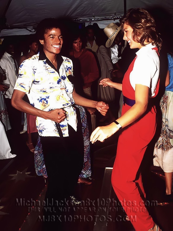 MICHAEL JACKSON 1978 wTATUM ONEIL (3) RARE 8x10 PHOTOS