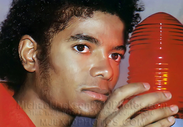 MICHAEL JACKSON  1981 RED LIGHT WONDER (3) RARE 8x10 PHOTOS