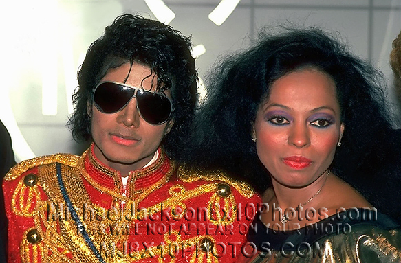 MICHAEL JACKSON 1984 AMAs w DIANAROSS (3) RARE 8x10 PHOTOS