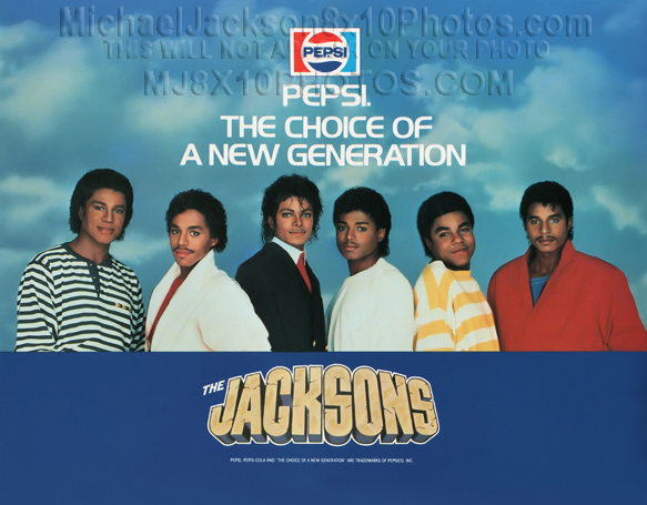MICHAEL JACKSON 1984 JacksonsPEPSI Ad (1) RARE 8x10 PHOTO