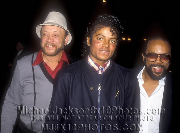 MICHAEL JACKSON 1984 withQUINCY JONES (3) RARE 8x10 PHOTOS