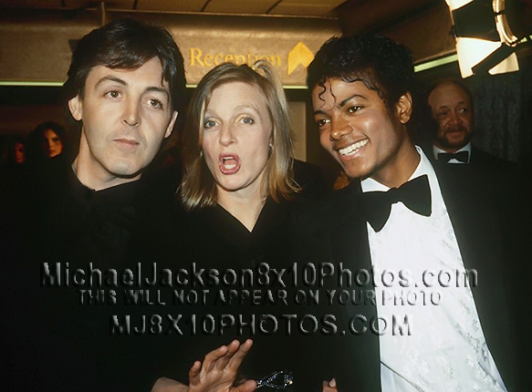 MICHAEL JACKSON 1984 w PAUL McCartney (3) RARE 8x10 PHOTOS