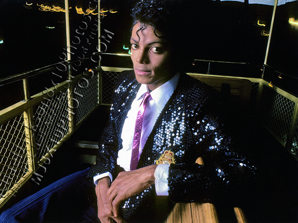 MICHAEL JACKSON 1985 PINKTIEnSEQUINED (3) RARE 8x10 PHOTOS