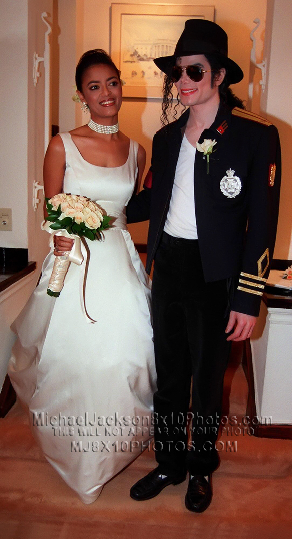 MICHAEL JACKSON  1997 ATTENDS WEDDING (3) RARE 8x10 PHOTOS