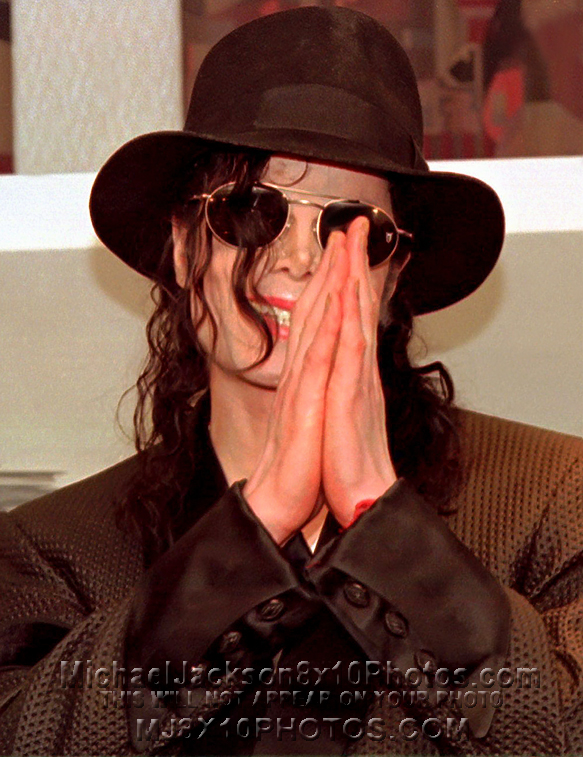 MICHAEL JACKSON  1998 Press Conference (3) RARE 8x10 PHOTOS