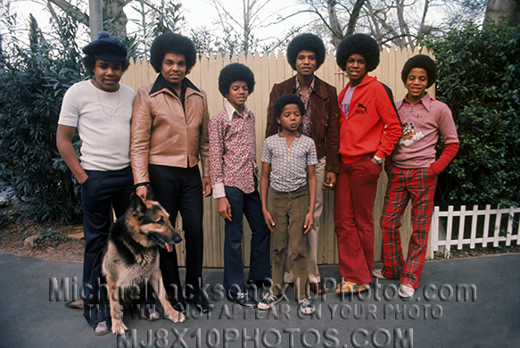 MICHAEL JACKSON  AGE11 with BROTHERS (3) RARE 8x10 PHOTOS