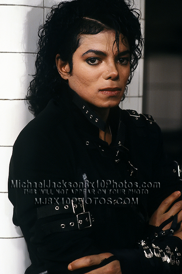 MICHAEL JACKSON  BAD PARKINGARAGE (3) RARE 8x10 PHOTOS