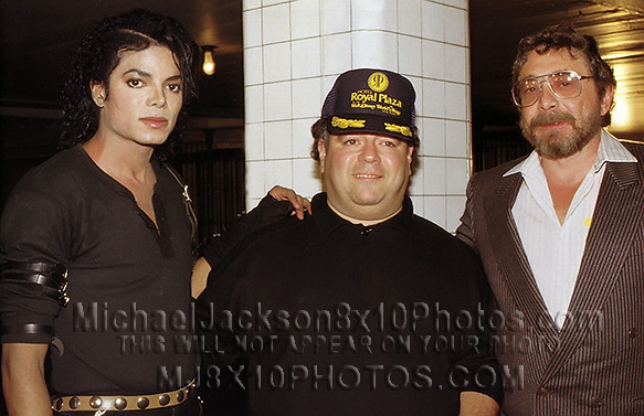 MICHAEL JACKSON  BAD TOUR MANAGER (3) RARE 8x10 PHOTOS