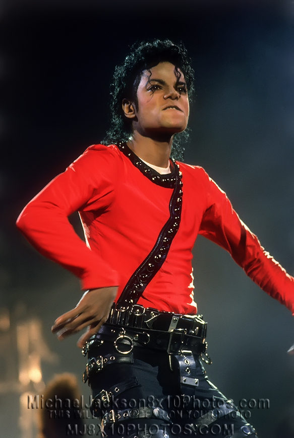 MICHAEL JACKSON BAD TOUR MOVES (3) RARE 8x10 PHOTOS