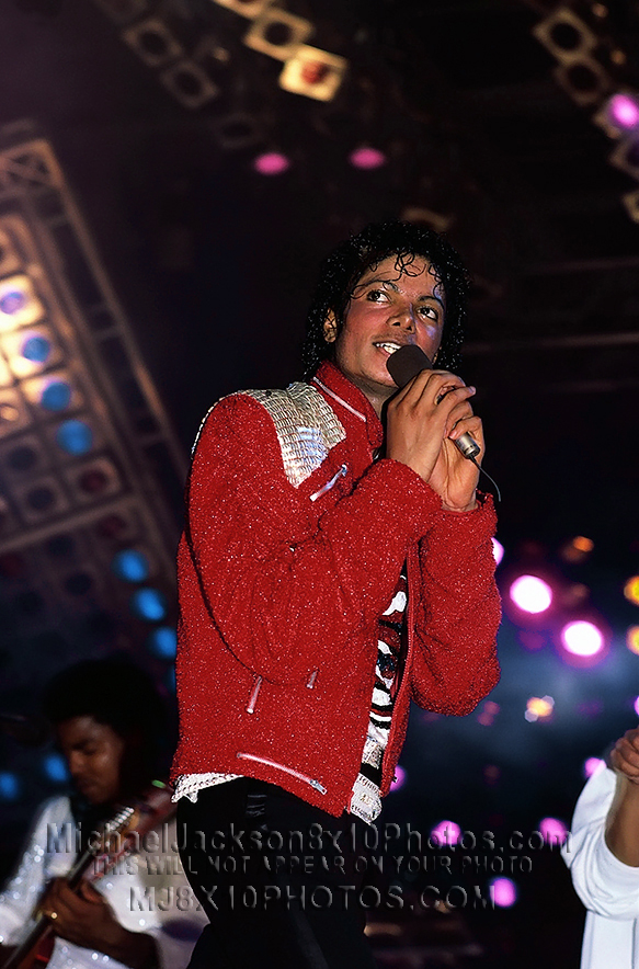 MICHAEL JACKSON BADTOUR SEQUIN BEATIT (3) RARE 8x10 PHOTOS