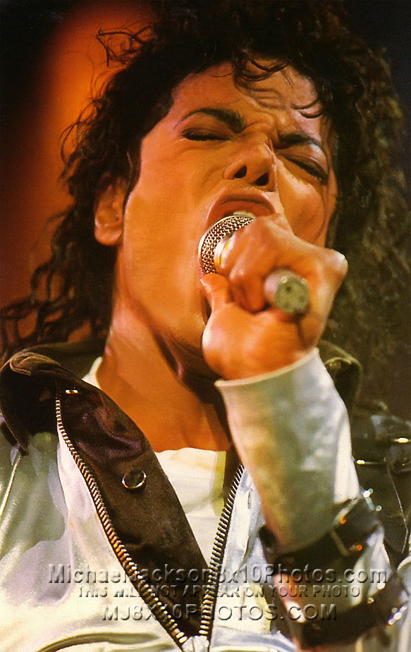MICHAEL JACKSON BAD TOUR UPCLOSE! (3) RARE 8x10 PHOTOS