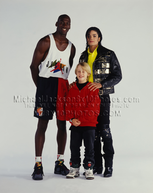 MICHAEL JACKSON BAD with MichaelJORDAN (1) RARE 8x10 PHOTO