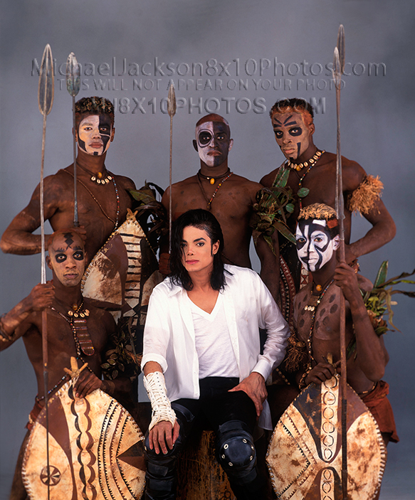 MICHAEL JACKSON  BLACKorWHITE DANCERS (3) RARE 8x10 PHOTOS