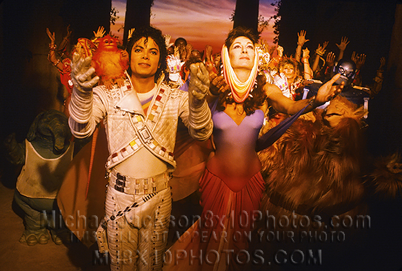 MICHAEL JACKSON CAPTAIN EO ONnOFFSET (3) RARE 8x10 PHOTOS