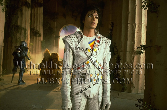 MICHAEL JACKSON  CAPTAIN EO ONOFFset (3) RARE 8x10 PHOTOS