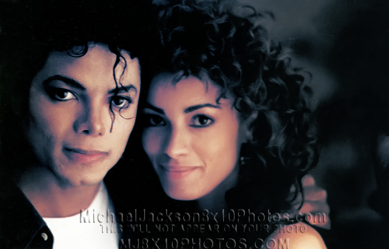 MICHAEL JACKSON CLOSEUP with TATiANA(1) RARE 8x10 PHOTO