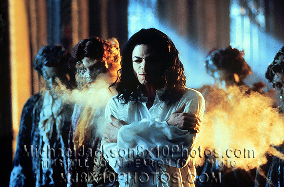 MICHAEL JACKSON  GHOSTS SHOOT (3) RARE 8x10 PHOTOS