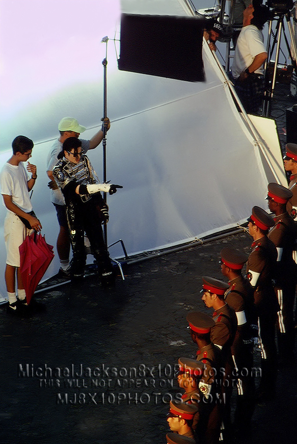 MICHAEL JACKSON  HISTORY FILM PRESHOOT (4) RARE 8x10 PHOTOS