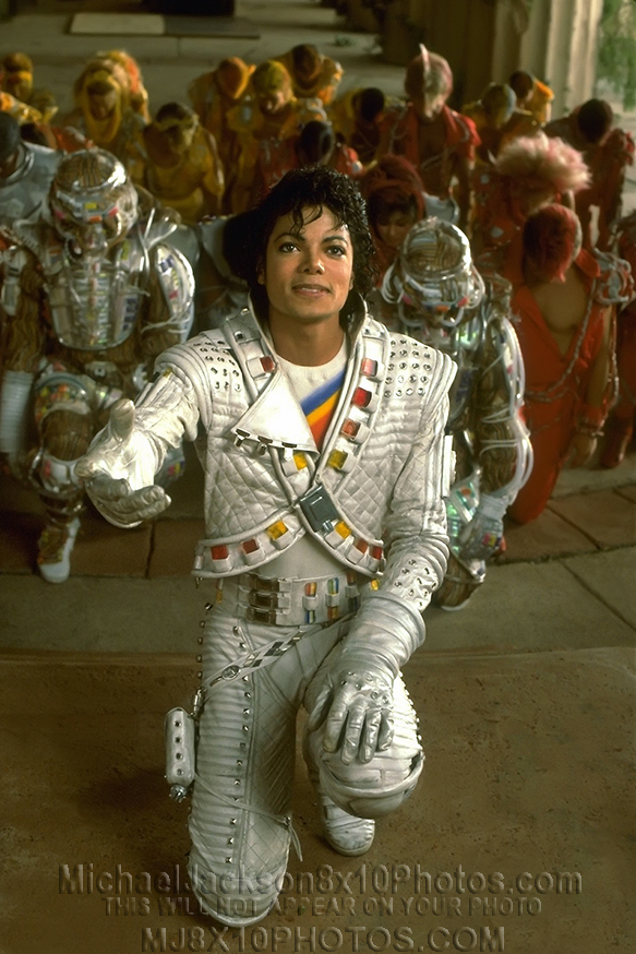 MICHAEL JACKSON  CAPTAIN EO ONSET (3) RARE 8x10 PHOTOS