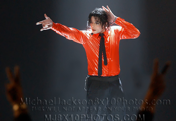 MICHAEL JACKSON  PLASTIC ORANGE SHOW (3) RARE 8x10 PHOTOS