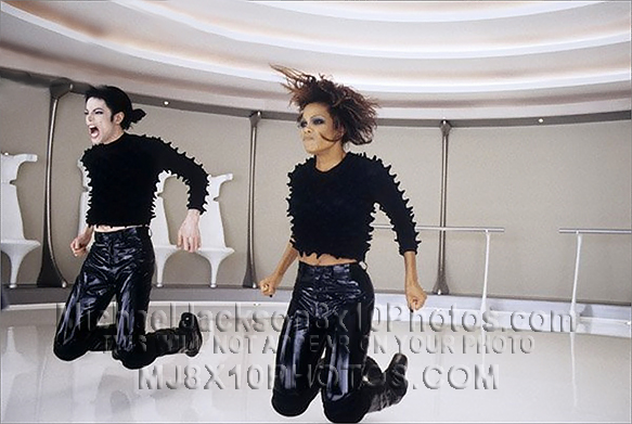 MICHAEL JACKSON  SCREAM UNSEEN wJANET (3) RARE 8x10 PHOTOS