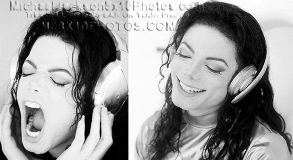 MICHAEL JACKSON  SCREAM wHEADPHONES 4 (3) RARE 8x10 PHOTOS