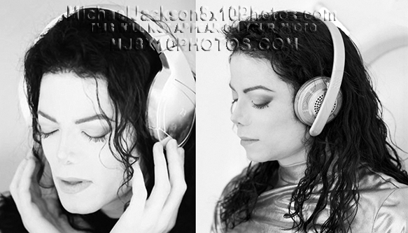 MICHAEL JACKSON  SCREAM wHEADPHONES 4 (3) RARE 8x10 PHOTOS