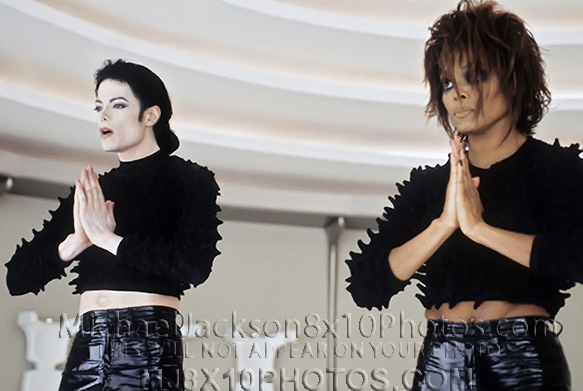 MICHAEL JACKSON  SCREAM  WITH JANET2 (3) RARE 8x10 PHOTOS