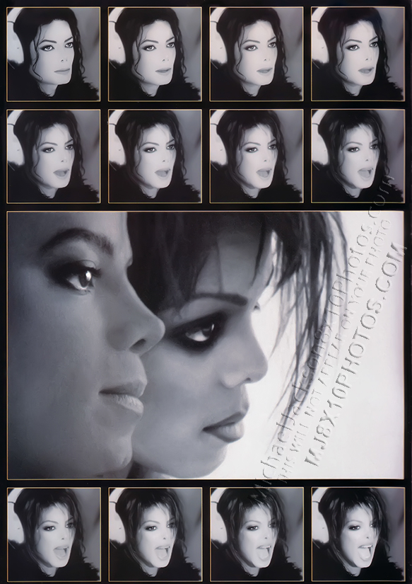 MICHAEL JACKSON  SCREAM  WITH JANET2 (3) RARE 8x10 PHOTOS