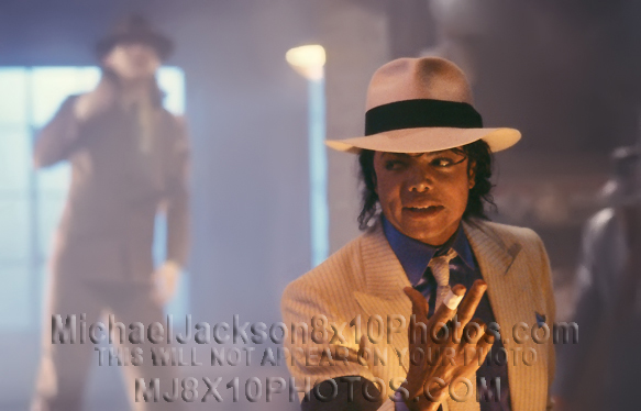 MICHAEL JACKSON SMOOTH CRIMINAL (2) RARE 8x10 PHOTOS