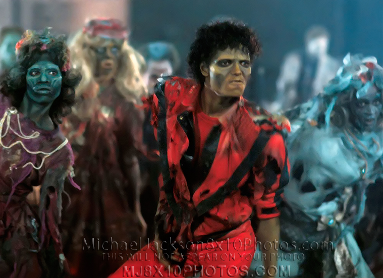 MICHAEL JACKSON  THRILLER IN ACTION (3) RARE 8x10 PHOTOS