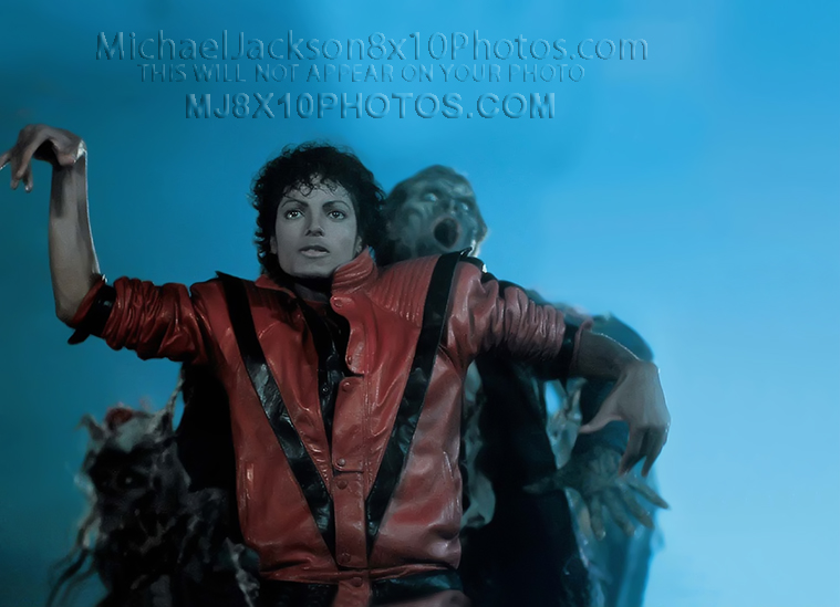 MICHAEL JACKSON  THRILLER IN ACTION (3) RARE 8x10 PHOTOS