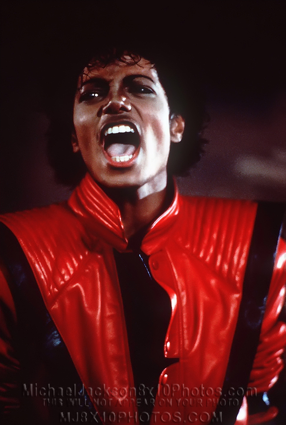 MICHAEL JACKSON  THRILLER PROMO SHOTS (3) RARE 8x10 PHOTOS