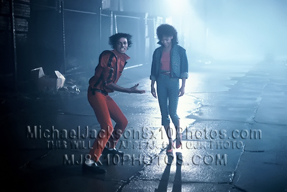 MICHAEL JACKSON  THRILLER with OLA RAY (3) RARE 8x10 PHOTOS